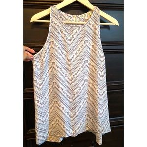 Pink Rose Floral Print Top